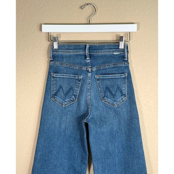 MOTHER Blue Flare & Wide Leg Jeans - Picture 12 of 16